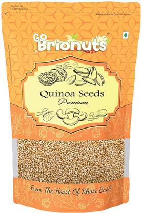 GO BRIONUTS Quinoa Diet Food | Cereal for Breakfast | Gluten Free | Quinoa Seeds Assorted Seeds & Nuts