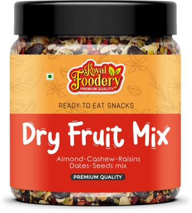 Royal foodery Premium Mixed DryFruits Healthy Dried Nutmix Trial Mix With Assorted Seeds&Nuts Almonds, Cashews, Raisins, Amla, Dates, Walnuts  (900 g)