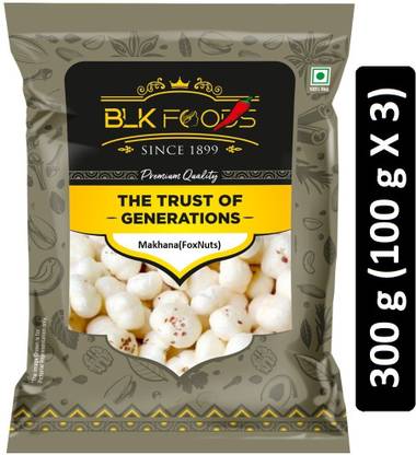 BLK FOODS Daily Makhana (Foxnuts) 300g Fox Nut
