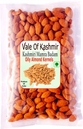 vale of kashmir Kashmiri Almond Kernels Natural Oily Almond Badam Giri Almonds
