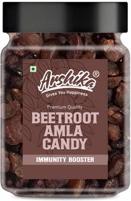 Arshika Organic dried sugar free beetroot amla candy Amla