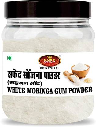 BNSN White Moringa Gum Powder -100Gm | Safed Moringa Gond | Treats Digestion, gastric Dried Gum
