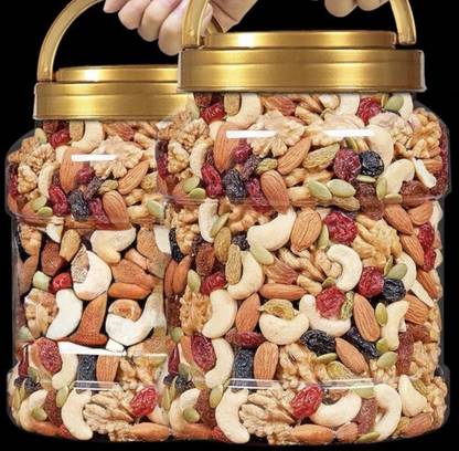 Mv platter Panchratan Mix Dryfruits Premium Panchmeva Mix dryfruits Nutmix 500gm Cashews, Dates, Assorted Nuts, Almonds, Raisins, Dry Dates, Walnuts