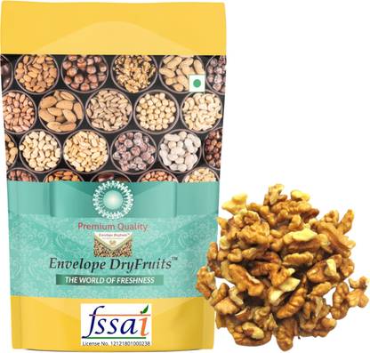 Envelope Dryfruits Walnut Without Shell | Akroth Giri | Dry fruits | Quarter 4 Piece Grade, 1 Kg Walnuts