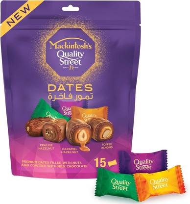 NESTLE Quality Street Indulgent Chocolate Date Creation Inspired By Mackintosh's Sweets Dates
