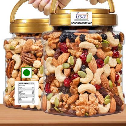 SHIVAAY MIX DRY FRUITS 1KG KAJU , BADAM , DAKH , KISHMISH , SEEDS ETC Almonds, Cashews, Raisins, Apricots, Assorted Seeds & Nuts, Dates