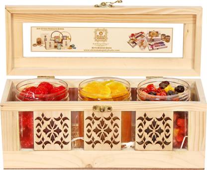 Shree Babaji Dryfruits Delightful Berries (3 In 1) Rose Berry Plum | Mango Slice | Mix Berry