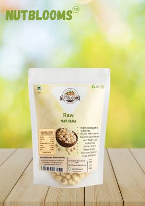 NUTBLOOMS NUTBLOOMS Raw Phool Handpicked Makhana Lotus Seeds(Makhana)