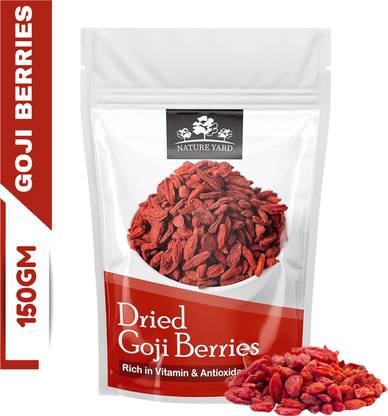 NATURE YARD Whole Dried Goji Berries - 150gm - 100% natural and antioxidant Goji Berries