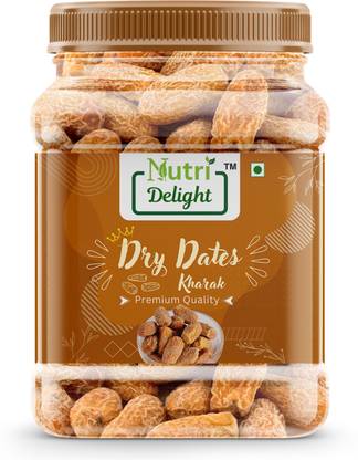 Nutri Delight Yellow Dry Dates | Peela Sukha Khajoor | Dry Chuhara | Pili Kharak Grade A Dry Dates