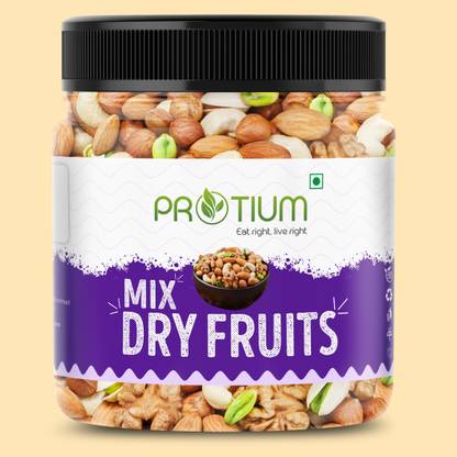 PROTIUM 2NmixDryFruits 250gm Panchmeva Jar, Almonds,Cashews,Raisins,Dry Dates,Pistachios