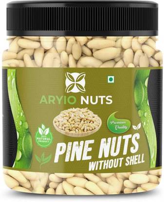 Aryio Nuts Pine Nuts without shell | Chilgoza Dry Fruits Pine Nuts