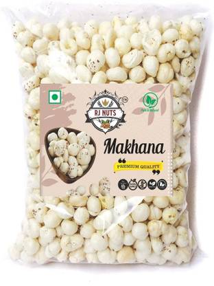 RJ N Premium Phool Makhana | Fox Nuts/Lotus Seeds |Natural & Crunchy Fox Nut