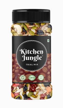 Kitchen Jungle Trail Mix | Perfect Mixture Of Healthy Dry Fruits, Berries, Raisins, Assorted Seeds & Nuts