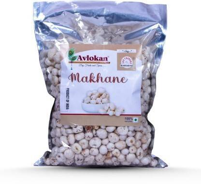 Avlokan Phool Makhana Lotus Seeds Fox Nuts / Rich in Nutrients Gluten Free Fox Nut
