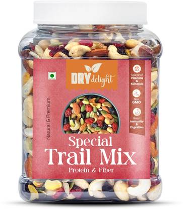 DRYDELIGHT Special Trail Mix | Panchmeva | Almonds, Cashews, Raisins, Apricots, Kiwi, Pistachios, Dry Dates, Assorted Seeds & Nuts