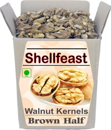 Shellfeast Walnuts Without Shell, Walnut Kernels Brown Halves Walnuts