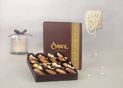 Omara Medjool Stuffed Imported Dates 12 pc Pack Dates