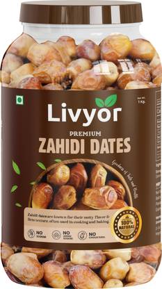 LIVYOR Zahidi Dates | Khajur | Khajoor Dry Fruits Dates