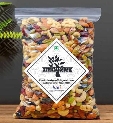 HARIYAM Panchmeva Mix Dry Fruits Almonds Cashews Pistachios Walnuts Figs Apricot Raisins Assorted Seeds & Nuts