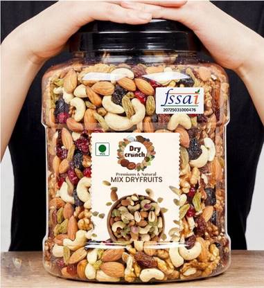 dry crunch Mix Dry Fruits Almonds, Cashews, Raisins, Apricots, Kiwi & Dates Almonds, Cashews, Black Currant, Raisins, Dates, Kiwi, Apricots, Papaya