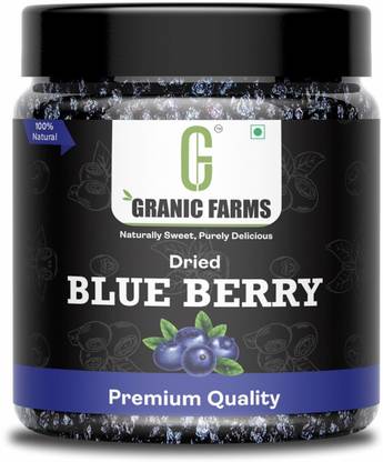 Granic Farms Dried Blueberry | Unsweetened Blueberries | Rich in Vitamins & Fibers | Dried Blueberry