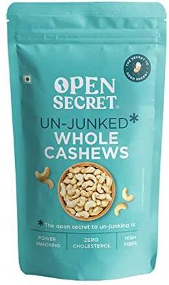 OPEN SECRET Premium Cashews/Kaju|100% Natural|Tasty, Crunchy| Immunity Boosting Nuts| Cashews  (1 kg) at Rs. 675