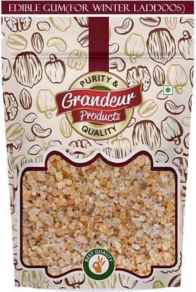 GRANDEUR PRODUCTS Edible Gum ; Gond for Laddoos ; Dried Gum Dried Gum