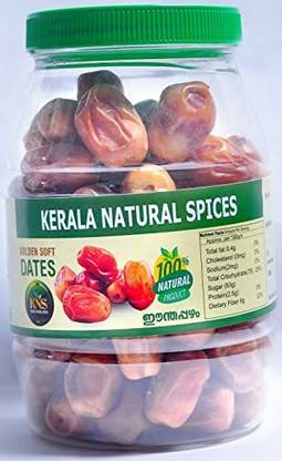 kerala natural spices Golden Soft Dates-1kg Dates