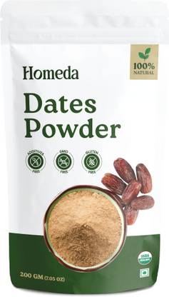 Homeda Dates Powder for Babies | Dry Date Powder, Kharik / Khajur Seed | Sugar Free Dates