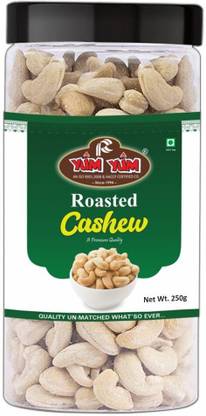 YUM YUM Roasted Salted Cashew Nuts Kaju 250g Cashews