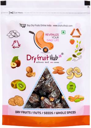 Dry Fruit Hub Khenaizi Dates 800gm Dates dry fruits - (Khajoor/Khajur)| Dried Dates