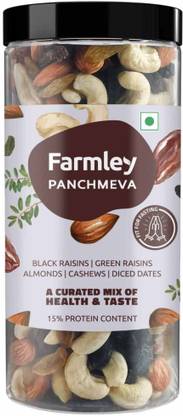 Farmley Dry Fruit Mix Panchmeva Superfood Price in India - Buy Farmley ...