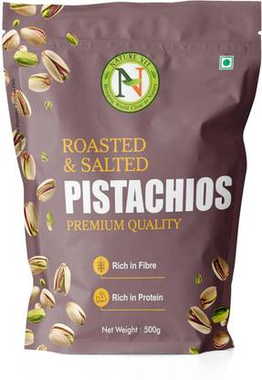 Nature Vit Roasted Pistachios, 500g [Salted & Big Size Pista] Pistachios