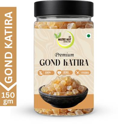 Nutri Hut Gond Katira | 100% Natural | Boosts Digestion, Hydration & Immunity Dried Gum