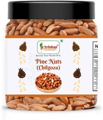 Avlokan Pine Nuts with Shell chilgoza Nuts, Chilgoja Dry Fruits Pine Nuts