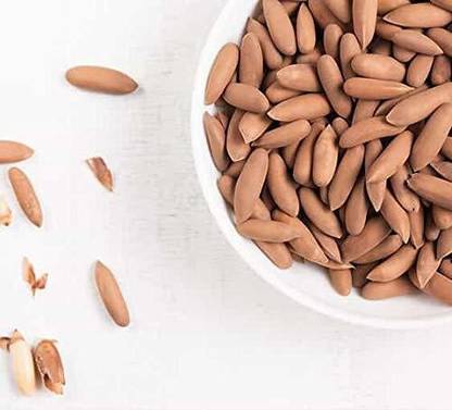 Nature Vit Pine Nut With Shell, 200g [Whole Chilgoza]