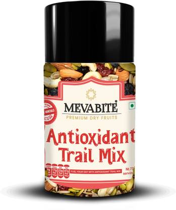 MEVABITE Antioxident Healthy Trail Mix | Mixed Nuts and Seeds with Dried Fruits -