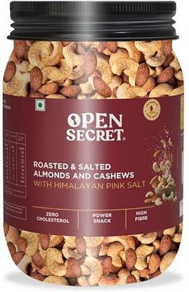 OPEN SECRET Roasted and Salted Almonds & Cashews Assorted Nuts