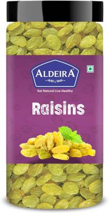Aldeira Natural Seedless Green Kishmish 250gm Raisins