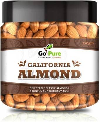 Gopure Premium Whole Cashew Large Size Whole Cashews -250gm Almonds