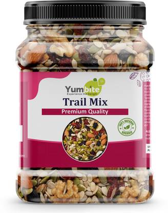 Yumbite Trail Mix|Premium Quality Healthy Mix of Nuts, Seeds & Berries Assorted Seeds & Nuts