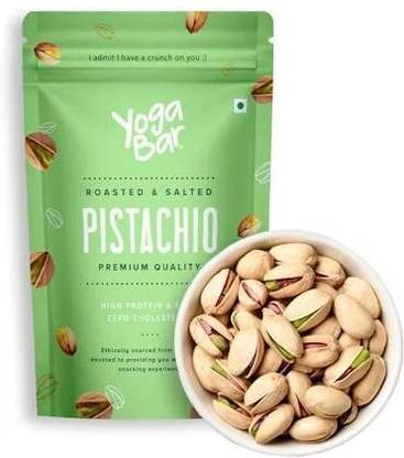Yogabar Roasted Salted Pista|Tasty & Healthy Nuts|Rich in Protein & Low Calories Pistachios