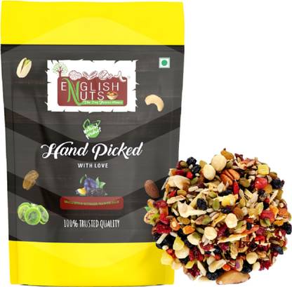 ENGLISH NUTS Mixed Dry Fruit, Nuts, Seeds, Berries – 1kg Trial Mix 10+Varieties lLowest Price Assorted Seeds & Nuts  (2 x 0.5 kg)