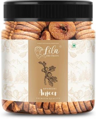 lila dry fruits Premium Quality Dry Figs Jar Pack 500gm | Afghani Anjeer Figs
