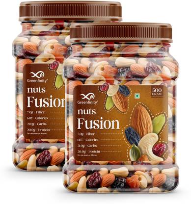 Greenfinity Healthy Nutmix | Mixed Dryfruits | Source of Vitamin and Minerals