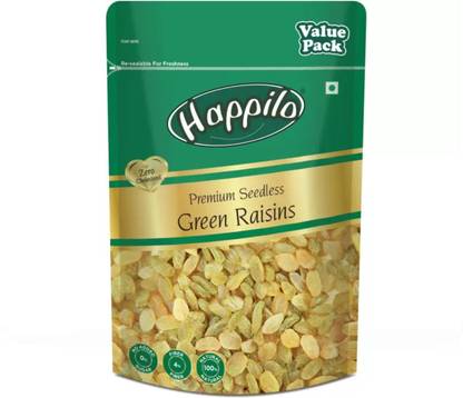 Happilo Premium Seedless Green Raisins 450g
