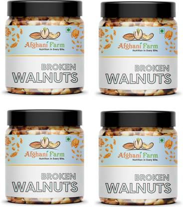 Afgani Farm WALNUT QUARTERS KASHMIRI AKHROT GIRI VACCUM PACKED Walnuts Walnuts  (4 x 250 g) at Rs. 759