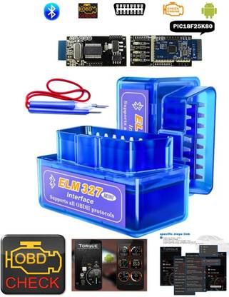 S P ENTERPRISES ELM327 Scanner Code Readers V2.1 Smart Car Vehicle Diagnostic Scanner Tool 1PCS OBD Reader