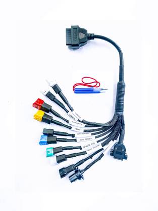 Danlite Tools Technician NEW 11 Connectors Work on all BS6 Bike OBD Interface free continuity tester OBD Reader